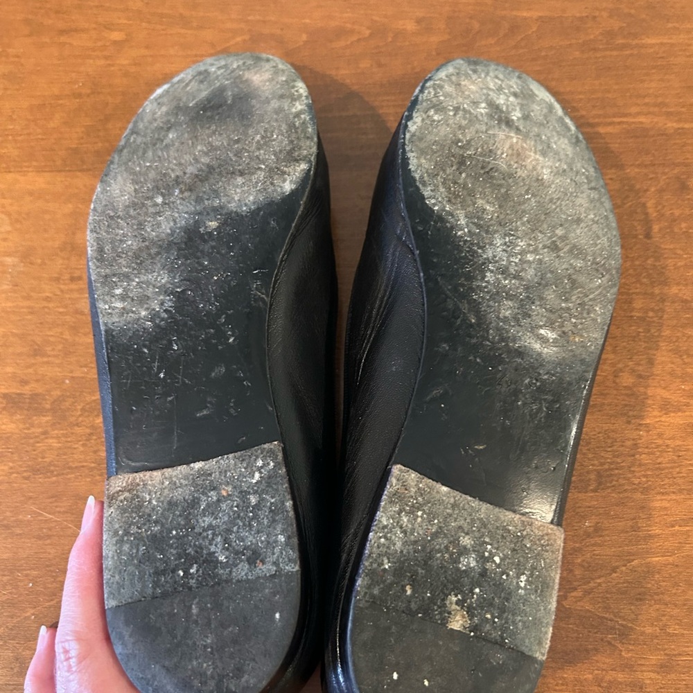 Chanel Black Ballet Flats SZ 41 - Picture 4 of 5